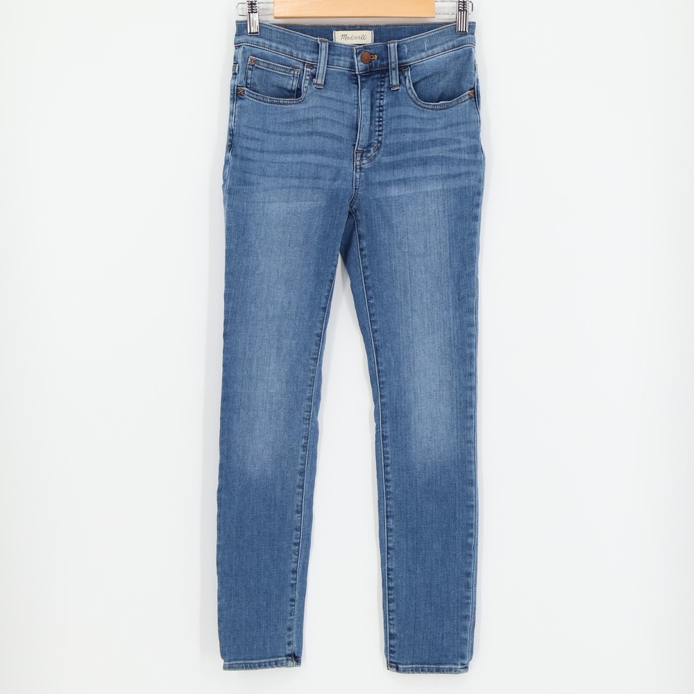 Madewell 9" Mid-Rise Skinny Jeans‎ Everyday Stretch Comfort Utility Size 25